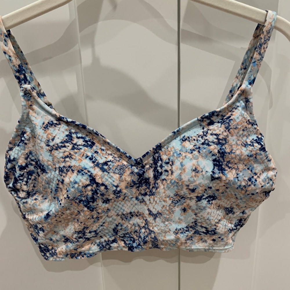 Target Snakeskin Bikini Top